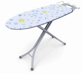 Bügelbrettbezug 'Blaues Meer' - Mit Wärmereflexion & Schnellbügelfunktion